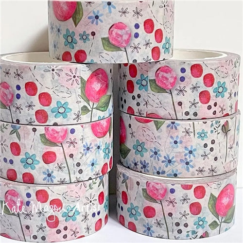 Kate Mason Artist Kate Mason Washi Tape - Floral Peony