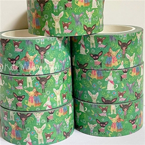 Kate Mason Artist Kate Mason Washi Tape - Little Dogs