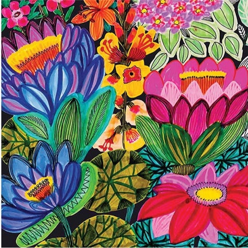 Kirsten Katz Kirsten Katz Greeting Card - Lotuses