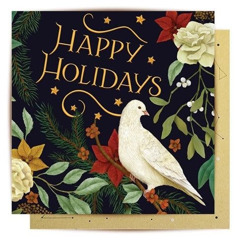 La La Land La La Land Christmas Card - Festive Bird Holiday
