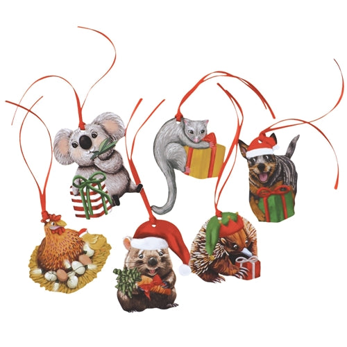 La La Land La La Land Christmas Gift Tags - Garden Giggles, Set of 6