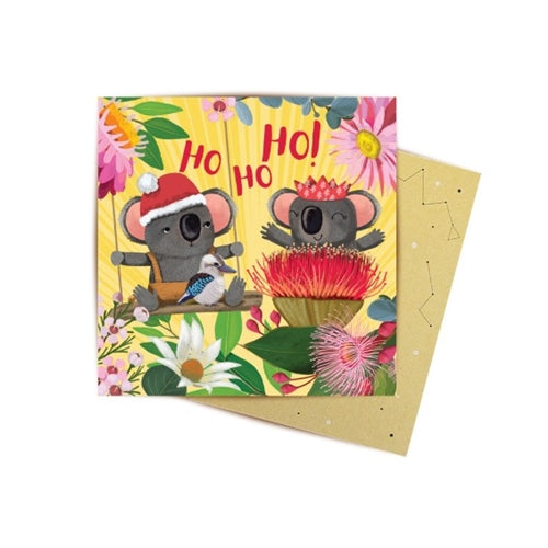La La Land La La Land Christmas Mini Card - Festive Koalas