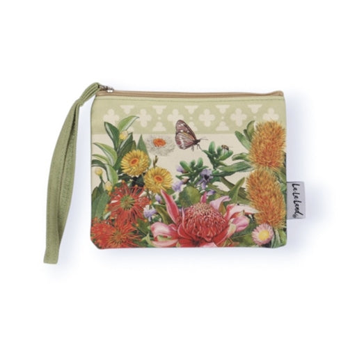 La La Land La La Land Coin Purse - Botanical Blooms Flowers