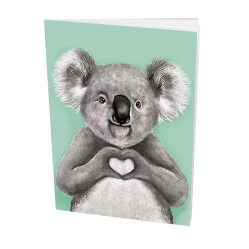 La La Land La La Land Deluxe Pocket Notebook - A6, Ruled, Bob the Koala