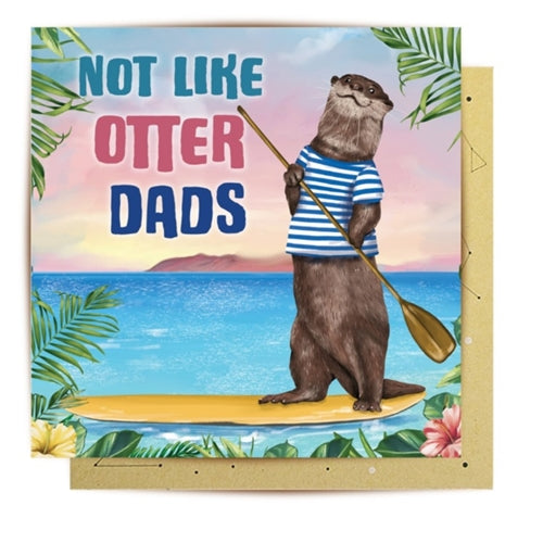 La La Land La La Land Father's Day Card - Otter Dads