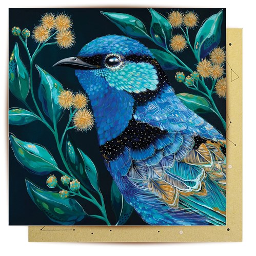 La La Land La La Land Greeting Card - Clancy Fairy Wren