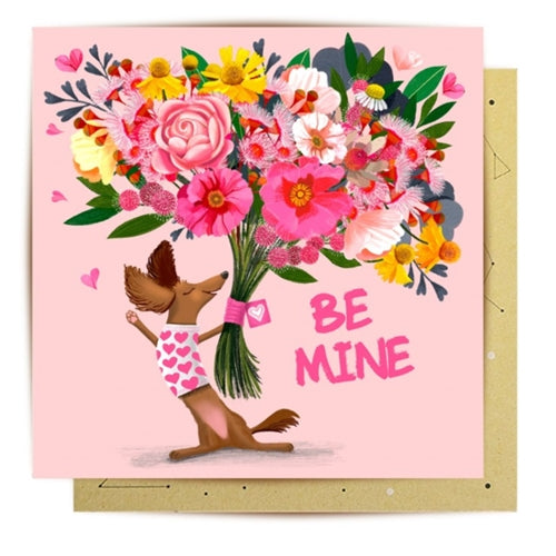 La La Land La La Land Greeting Card - Dachshund Be Mine