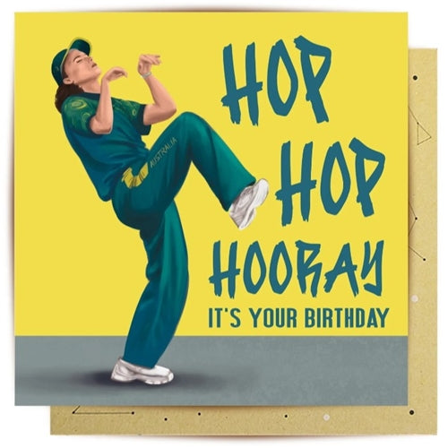 La La Land La La Land Greeting Card - Hop Hop Hooray