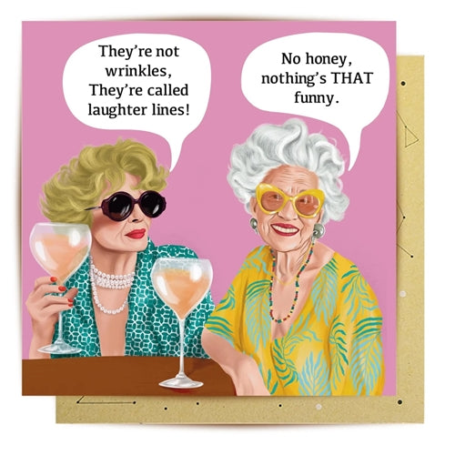 La La Land La La Land Greeting Card - Laughter Lines