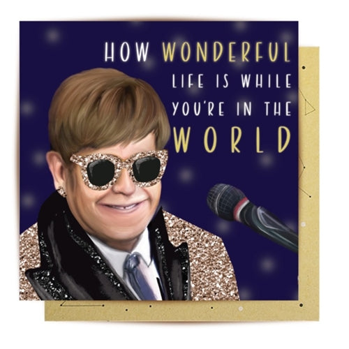 La La Land La La Land Greeting Card - Wonderful Elton