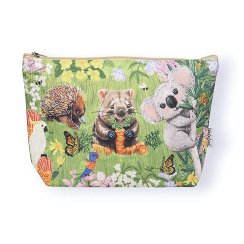 La La Land La La Land Holiday Pouch - Garden Giggles Vegetables