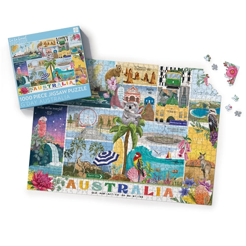 La La Land La La Land Puzzle - G'day Australia, 1000 piece