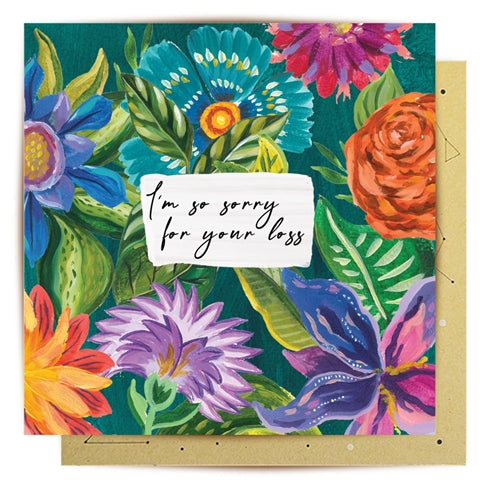La La Land La La Land Sympathy Card - So Sorry for Your Loss