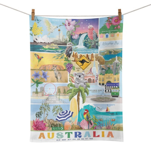 La La Land La La Land Tea Towel - G'Day Australia