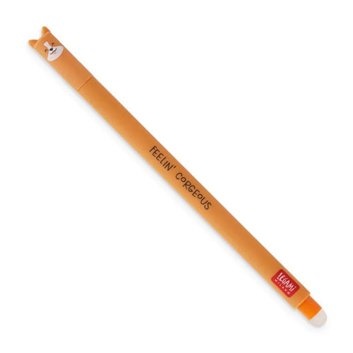 Legami Legami Erasable Pen - Corgi, Black Ink