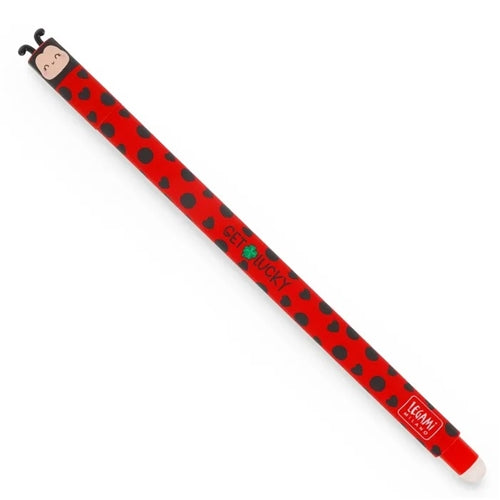 Legami Legami Erasable Pen - Ladybug, Red Ink
