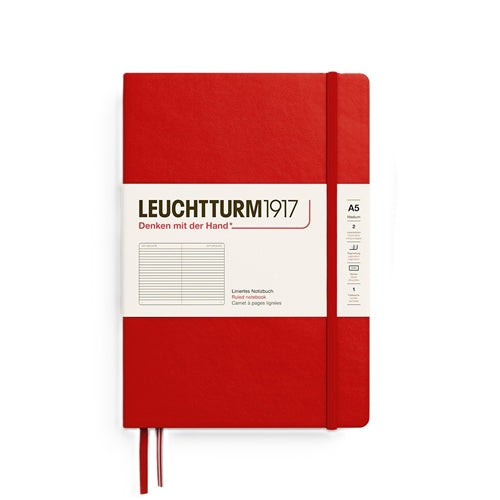 Leuchtturm Leuchtturm1917 Notebook - Ruled, A5, Cherry