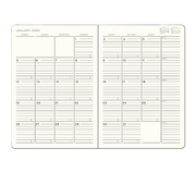 Leuchtturm1917 2026 Leuchtturm 16-Month Monthly Planner + Notebook - B5+, Softcover, Forest Green