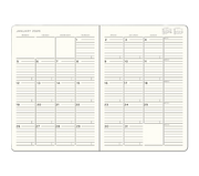Leuchtturm1917 2026 Leuchtturm 16-Month Monthly Planner + Notebook - B5+, Softcover, Ink