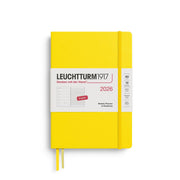 Leuchtturm1917 2026 Leuchtturm Weekly Planner + Notebook - A5, Hardcover, Lemon