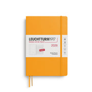 Leuchtturm1917 2026 Leuchtturm Weekly Planner + Notebook - A5, Hardcover, Rising Sun