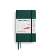 Leuchtturm1917 2026 Leuchtturm Weekly Planner + Notebook - Pocket, Hardcover, Forest Green