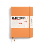 Leuchtturm1917 Leuchtturm 2025 Hardcover Diary - Week Planner, A5, Apricot