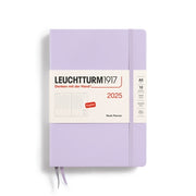 Leuchtturm1917 Leuchtturm 2025 Hardcover Diary - Week Planner, A5, Lilac