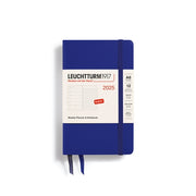 Leuchtturm1917 Leuchtturm 2025 Hardcover Diary - Weekly Notebook, A6, Ink