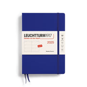 Leuchtturm1917 Leuchtturm 2025 Hardcover Diary - Weekly Planner, A5, Ink