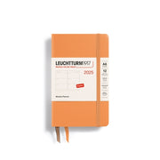 Leuchtturm1917 Leuchtturm 2025 Hardcover Diary - Weekly Planner, A6, Apricot