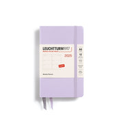 Leuchtturm1917 Leuchtturm 2025 Hardcover Diary - Weekly Planner, A6, Lilac