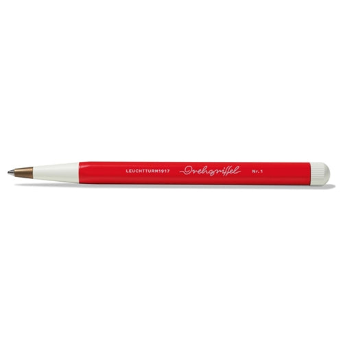 Leuchtturm1917 Leuchtturm 'Drehgriffel' Ballpoint Pen - Red, Black Ink