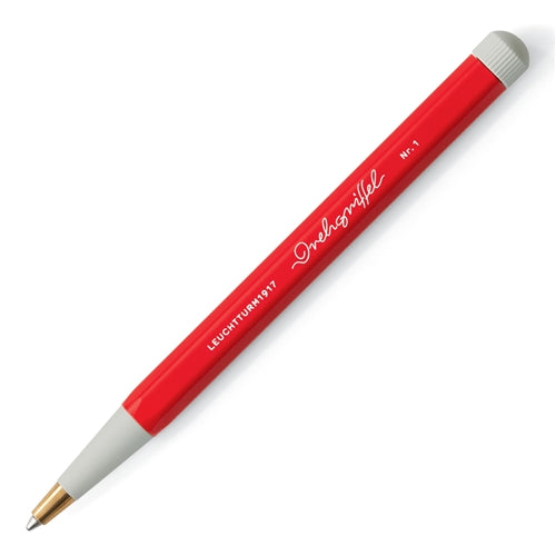 Leuchtturm1917 Leuchtturm 'Drehgriffel' Ballpoint Pen - Red, Blue Ink