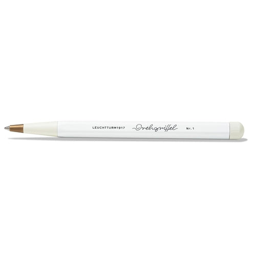 Leuchtturm1917 Leuchtturm 'Drehgriffel' Ballpoint Pen - White, Black Ink