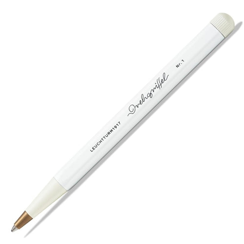 Leuchtturm1917 Leuchtturm 'Drehgriffel' Ballpoint Pen - White, Blue Ink