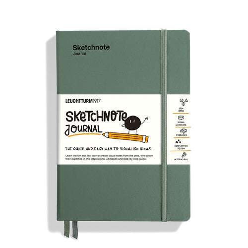 Leuchtturm1917 Leuchtturm Sketchnote Journal - A5, Olive