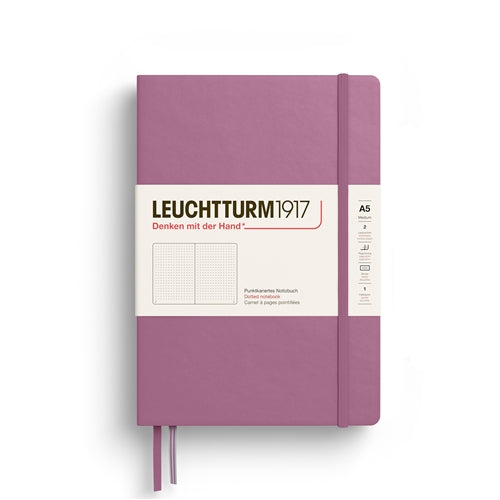 Leuchtturm1917 Leuchtturm1917 Notebook - Dotted, A5, Dusty Rose