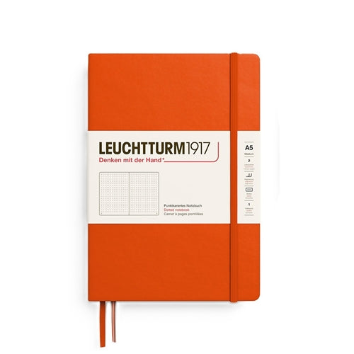 Leuchtturm1917 Leuchtturm1917 Notebook - Dotted, A5, Pumpkin