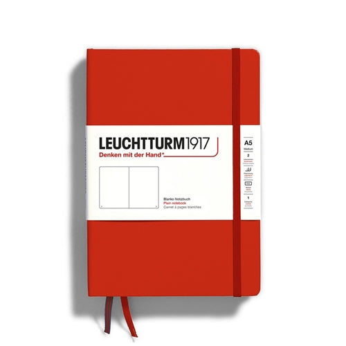 Leuchtturm1917 Leuchtturm1917 Notebook - Plain, A5, Fox Red