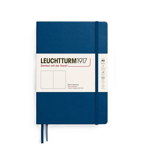 Leuchtturm1917 Leuchtturm1917 Notebook - Plain, A5, Indigo