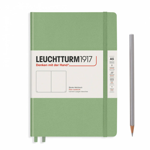 Leuchtturm1917 Leuchtturm1917 Notebook - Plain, A5, Sage