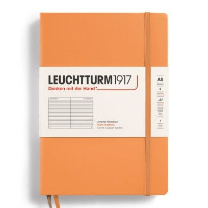 Leuchtturm1917 Leuchtturm1917 Notebook - Ruled, A5, Apricot