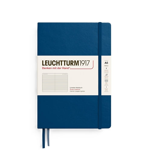 Leuchtturm1917 Leuchtturm1917 Notebook - Ruled, A5, Indigo