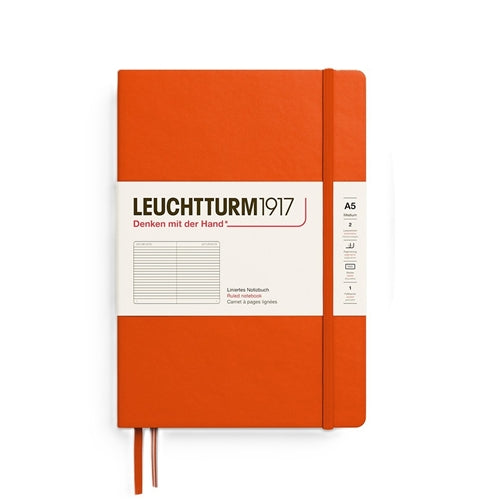 Leuchtturm1917 Leuchtturm1917 Notebook - Ruled, A5, Pumpkin