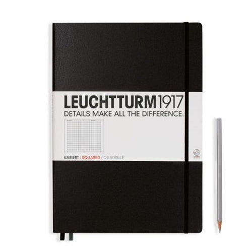 Leuchtturm1917 Leuchtturm1917 Notebook - Squared A4+, Black