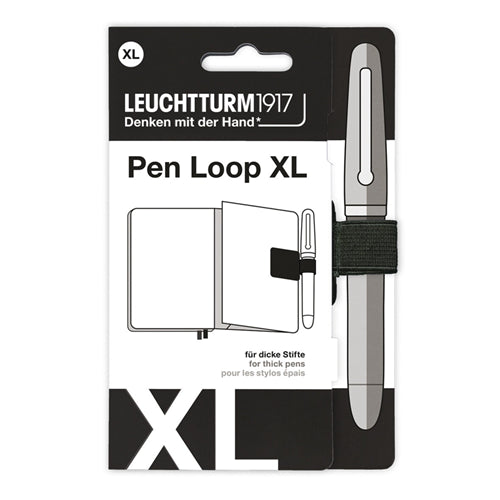 Leuchtturm1917 Leuchtturm1917 Pen Loop XL (Elastic Pen Holder) - Black