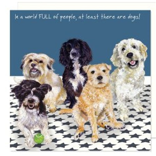 Little Dog Laughed Little Dog Laughed Greeting Card - Full People