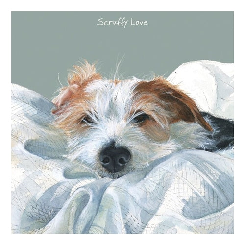 Little Dog Laughed Little Dog Laughed Greeting Card - Scruffy Love