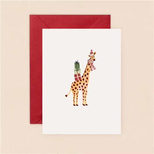 Louise Mulgrew Louise Mulgrew Christmas Gift Card - Giraffe (120x90mm)